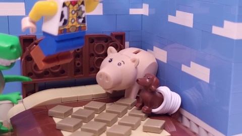 I Made Famous Animated Movie Posters in Lego