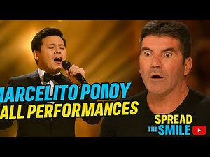 Marcelito Pomoy SHOCKS Simon Cowell! All AGT Champions Performances