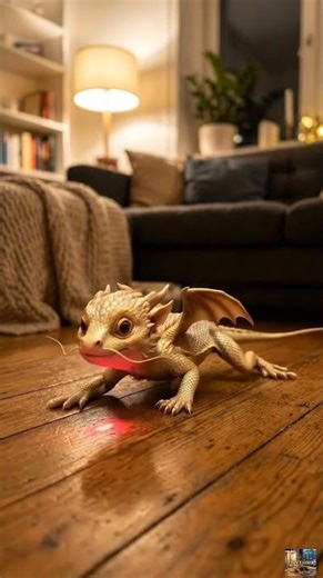 Tiny Dragon vs Laser Pointer 😂