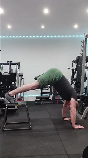 Feet Elevated Pike Push Ups