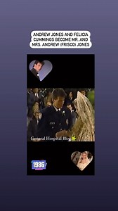 Andrew?! Ok guys, @generalhospitalabc 60th anniversary special intrigued me about everything that happened before I was born, or before I started watching GH in the 1990s. I had NO IDEA that Frisco’s (Jack Wagner) actual name on the show is Andrew Jones! When the Priest called out “Andrew” in this clip, I was like, “wait, what?!”🤨 Please enjoy this clip of Frisco aka ANDREW and Felicia as they become husband and wife in 1986. ❤️ #gh #generalhospital #generalhospitalabc #generalhospitalblog #ghs