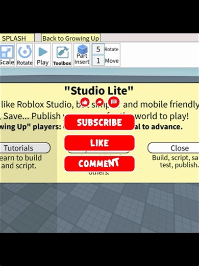 How to get Roblox Studio on Mobile! #roblox #tutorial #robloxstudio #fyp #shorts