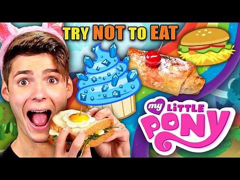 Bronies Try Not To Eat - My Little Pony (Cherrychanga, Hayburgers, Spicy Flat Noddle Soup)