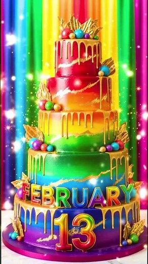 FEBRUARY 13th! 🎂 Best Happy Birthday Song Ever | Let’s Celebrate! 🎉