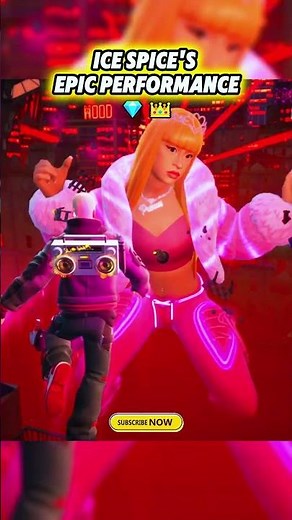 Ice Spice's MOST EPIC Performance EVER at Fortnite Remix Finale! ✨ #fortnite #icespice