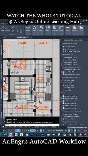 2.2K views · 34 reactions | How to create "Kitchen Layouts" in AutoCAD in less than a minute. #ArEngrs #AutoCAD #OnlineTraining #ArEngrsWorkflow | Caddemy | Facebook