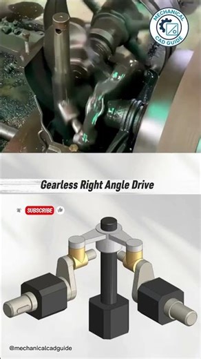 Gearless Right Angle Drive #foryou #autocadblocks #automobile #viral #machine #automotivetools #mach