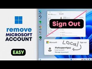 How to Remove Microsoft Account in Windows 11