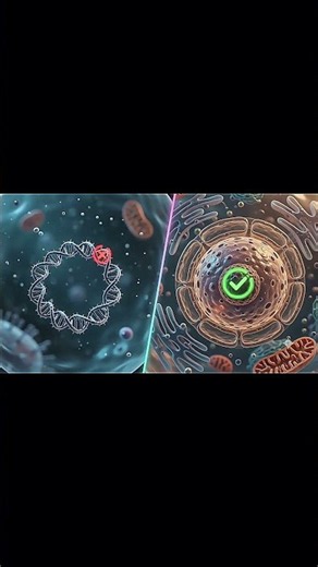prokaryotic and eukaryotic cells dono me difference #studywithai #educationalvideo #smartstudy