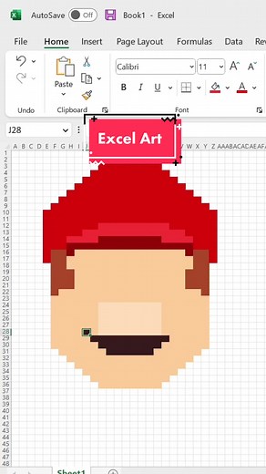 Excel Art: Tips, Tutorials, and Pixel Designs