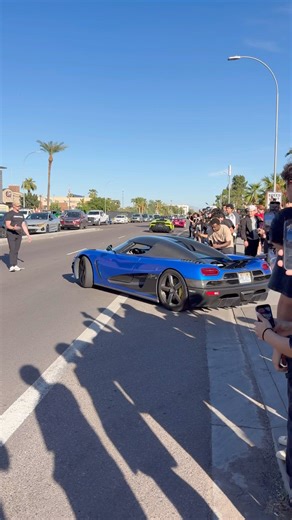 Stradman’s Supercar Fleet Leaving Car Show