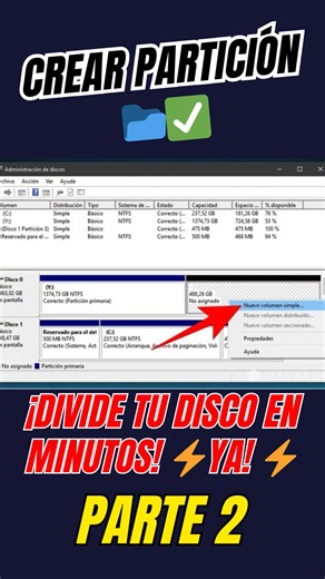 📂 Cómo crear una partición en tu disco duro Windows ✅ | Guía rápida” #Windows #ParticionarDisco #DiscoDuro #TutorialPC #TechAula #InformaticaFacil | Soluciones Informáticas Virtual
