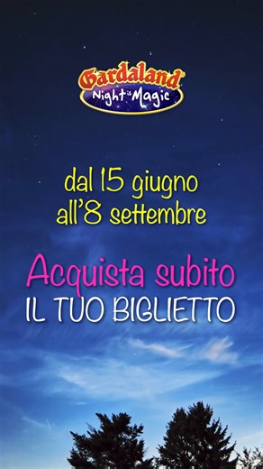 52K views · 187 reactions | Quando tramonta il sole, si accendono nuove emozioni a Gardaland! Acquista subito il tuo biglietto per Night is Magic: bit.ly/NightisMagic2024 | Gardaland | Facebook