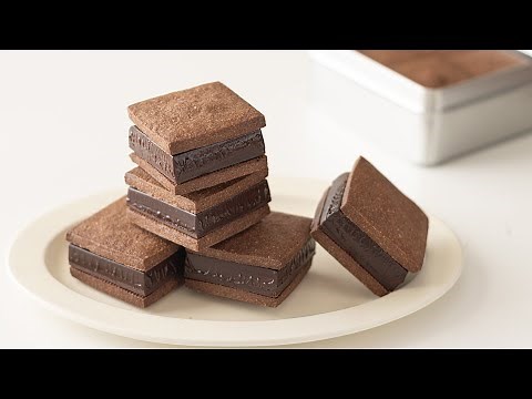 Valentine's Day Nama Chocolate With Chocolate Cookie｜HidaMari Cooking