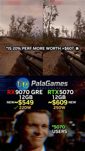 RX 9070 GRE vs RTX 5070 — WORTH THE $60 DIFFERENCE 🤔 2K Cinematic Benchmarks
