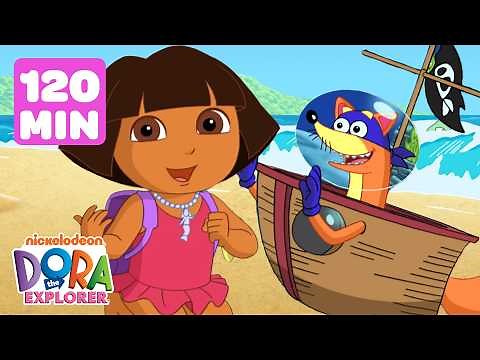 Dora the Explorer's Best Beach & Ocean Moments! w/ Swiper 🏖 120 Minutes | Dora & Friends