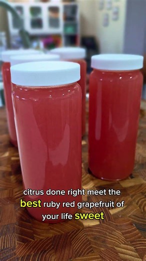 Stop settling for sour. 🛑 The sweetest Ruby Red grapefruits you’ll ever taste are here 🍊