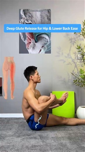 Say Goodbye to Sitting Pain with This 30 Second Hip & Lower Back Stretch