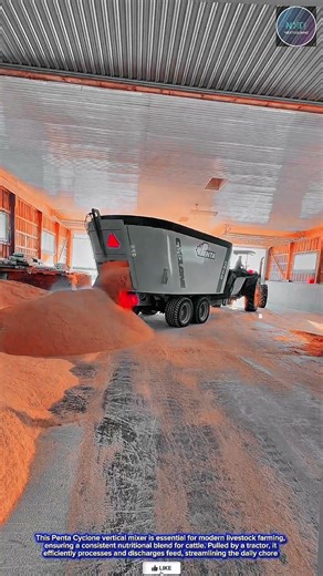 Modern & Innovative: Advanced Cattle Feeding Technology with Penta Cyclone Vertical Mixer