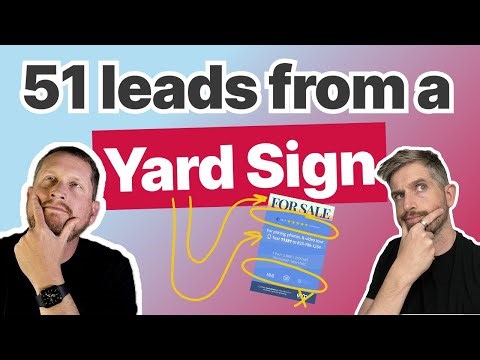 How to generate consistent clients with a yard sign