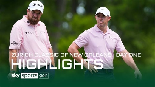 Zurich Classic: Rory McIlroy and Shane Lowry among four teams tied for lead in New Orleans