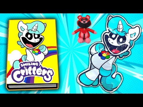 Making Poppy Playtime Chapter 3 Game Book🐱🐷（+Smiling Critters Squishy）DIY
