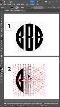 Which monogram logo actually works best #adobeillustrator #logodesign #tutorial