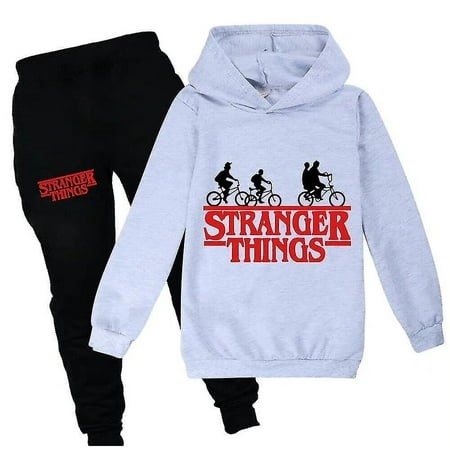 9-14 Years Kids Stranger Things Tracksuit Sports Hoodie   Sweat Pants Set - Walmart.ca