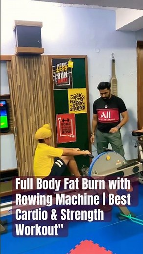 Full Body Fat Burn with Rowing Machine | Best Cardio & Strength Workout"