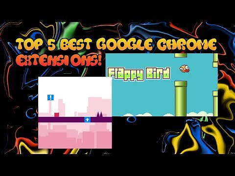 Top 5 BEST GOOGLE GAME EXTENSIONS! (Google Chrome Games)