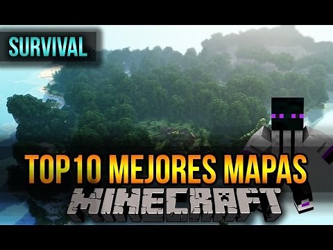 Top 10 Mapas Minecraft Survival (Minecraft 1.8.1/1.7.10) - 2014 [HD]