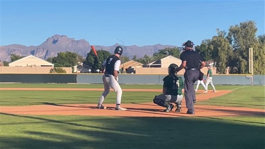 @zackgenet for @vantablack_bsbl drives this ball to center field on a line a single and later scoring | Baseball Showcase