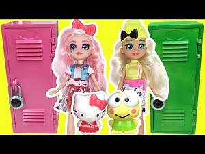 Hello Kitty DIY Custom Back to School Locker Organization with Keroppi