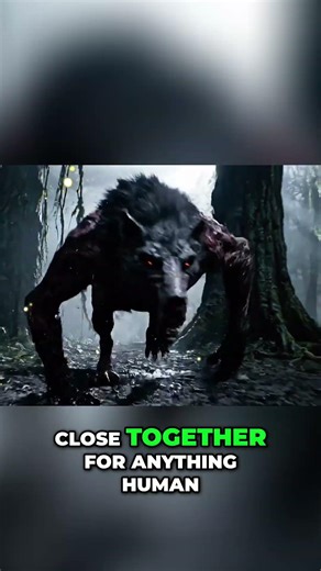 Werewolf Unleashed: Blurring Speed Through the Forest! #shorts