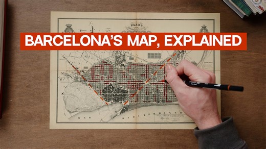 I explored Barcelona's dense urban evolution