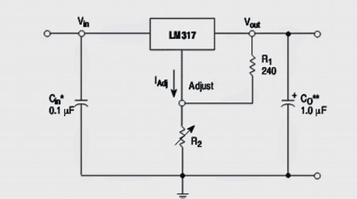 LM317 with Outboard Current Boost Circuit – Homemade Circuit Projects