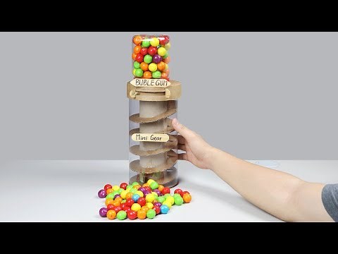Wow! Amazing DUBBLE BUBBLE GUMBALL Machine DIY