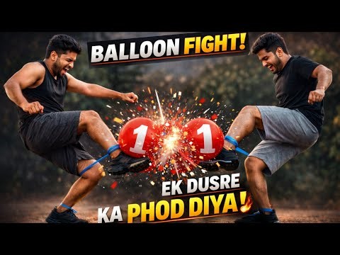 🫣🎈Balloon Fight Game💥🤼‍♀️ #challenge #game #balloonfight