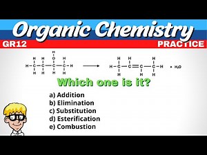 Reaction Types Organic chemistry grade 12