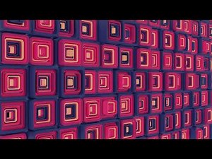 3D Abstract Geometric Cubes | Satisfying Loop Animation 4K