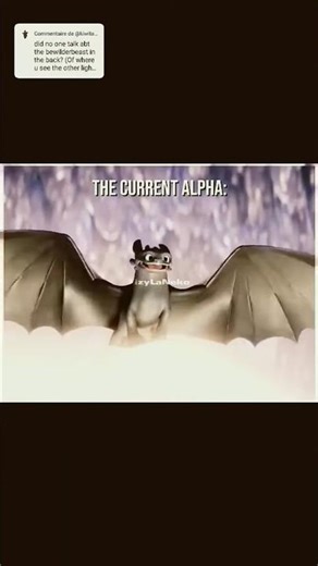 Alpha Before Toothless vs After 😱🔥 #toothless #httyd