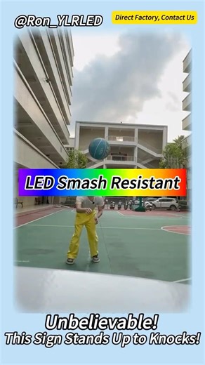 🏀 This LED Display Took a Basketball to the Face 💀