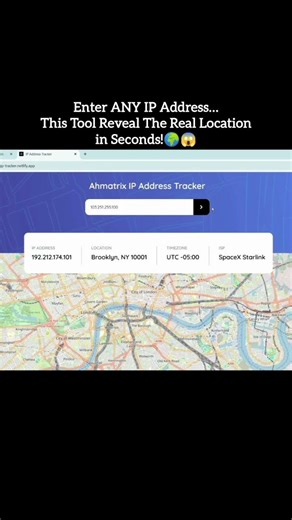 Track ANY IP Address in Seconds 😱🔥 | Real Location Finder Tool #shorts