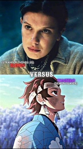 Eleven Fans= ❤️ Vs Tanjiro Fans= 💜 | Spam Comment 🕳️ | #strangerthings​​​​​​​ #anime​​​​