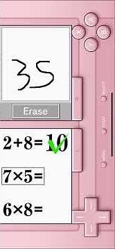 Playing Brain Age: Train Your Brain in Minutes a Day! DS - Calculations x20.