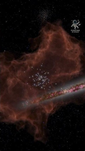 Drifting inside a glowing nebula 🌌✨ secret of star birth #tokyo #space #nebula #cosmos #stars #nasa