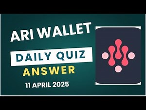 Ari Wallet Daily Quiz 11 April | What is the core idea behind token economics?