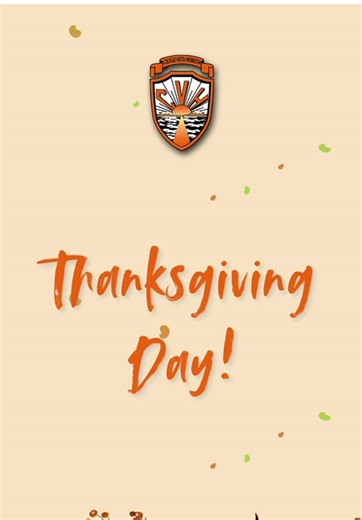 ¡Feliz Día de Acción de Gracias de Colegio Vista Hermosa!