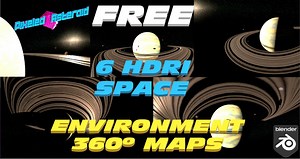 6 FREE HDRI SPACE ENV MAPS BONUS (SATURN FLAVOUR)