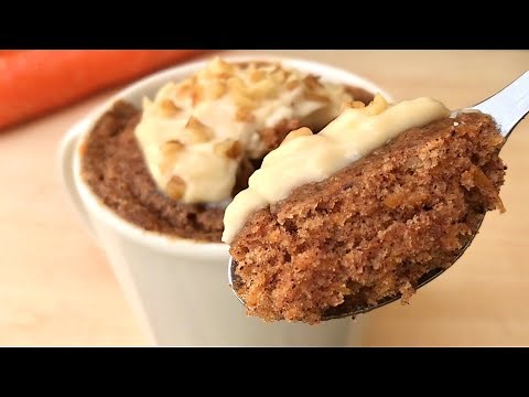 Carrot Mug Cake in Only 1 Minute | Em’s Kitchen